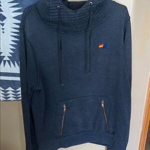 Aviator Nation gray ninja hoodie XL